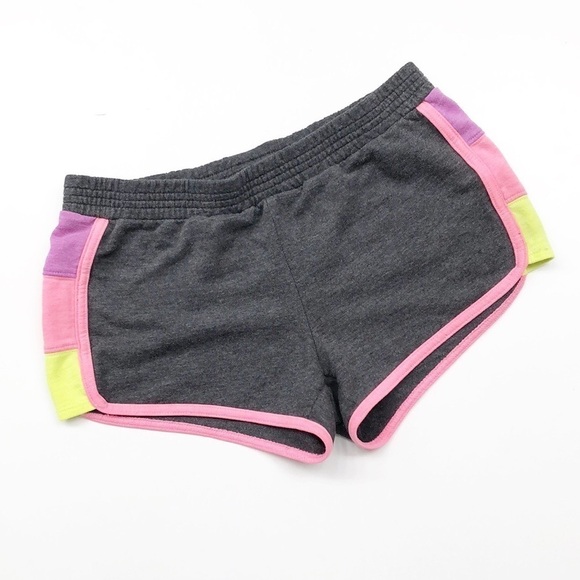 Xersion gray color block girls shorts - Picture 1 of 4